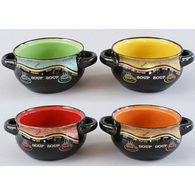 Супниця Tasty SOUP 300мл з ручками (4590)