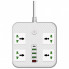 Сетевой фильтр питания Voltronic TВ-Т90, 4роз, 3*USB White (ТВ-Т90-White) (18690)