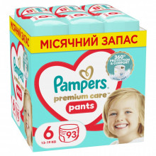 Подгузники Pampers трусики Pants Giant Размер 6 (14-19 кг) 93 шт (8006540491010) (7690)