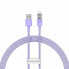 Кабель Baseus Explorer Series Fast Charging Cable with Smart Temperature Control USB to iP 2.4A 1m Purple (CATS010005) (14790)
