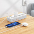 Мережевий подовжувач HOCO AC22 Sunlight 4-bit (PD30W/1C3A) desktop socket (EU/GER) (1.5 m) White (6942007629799) (19790)