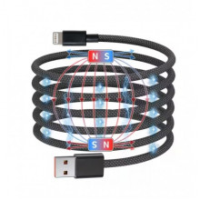 Кабель NN SN4 Magnetic Usb lightning 1m 100W grey (NNSN4) (14890)
