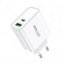 Сетевое зарядное устройство Remax Kiddy 2 порта, USB + Type-C 65W (RP-U125) (890)