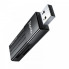 USB-хаб HOCO HB20 Mindful 2-in-1card reader(USB2.0) Black (6931474735201) (20201)