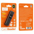USB-хаб HOCO HB20 Mindful 2-in-1card reader(USB2.0) Black (6931474735201) (20201)