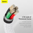 Кабель Baseus Cafule Series Metal Data Cable USB to IP 2.4A 2m White (CALJK-B02) (18301)