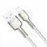 Кабель Baseus Cafule Series Metal Data Cable USB to IP 2.4A 2m White (CALJK-B02) (18301)