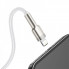 Кабель Baseus Cafule Series Metal Data Cable USB to IP 2.4A 2m White (CALJK-B02) (18301)