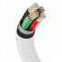 Кабель Baseus Cafule Series Metal Data Cable USB to IP 2.4A 2m White (CALJK-B02) (18301)