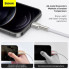 Кабель Baseus Cafule Series Metal Data Cable USB to IP 2.4A 2m White (CALJK-B02) (18301)