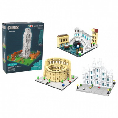 Конструктор Cubix Достопримечательности Италии, Пизанская (42896/2) (22301)