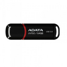 Флеш-накопичувач ADATA USB 3.2 AUV 150 64Gb Black (AUV150-64G-RBK) (301)