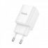 Мережевий зарядний пристрій HOCO C149A Charm PD30W+QC3.0 charger (EU) White (6942007630337) (401)