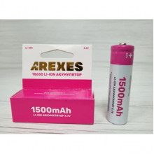 Аккумулятор Arexes 18650 Li-Ion 1500 mAh, 3.7v (20601)