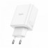 Сетевое зарядное устройство адаптер HOCO C126A Pure 1USB/2Type-C, 40W, поддержка быстрой зарядки PD/QC/FCP/AFC (18701)