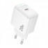 Мережевий зарядний пристрій BOROFONE BAS43A Potential single-port PD20W charger(EU) White (6941991113819) (14901)