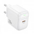Мережевий зарядний пристрій BOROFONE BAS43A Potential single-port PD20W charger(EU) White (6941991113819) (14901)