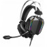 Наушники игровые XO GE-07 проводные с микрофоном и LED RGB подсветкой Черные (17901)