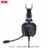 Наушники игровые XO GE-07 проводные с микрофоном и LED RGB подсветкой Черные (17901)