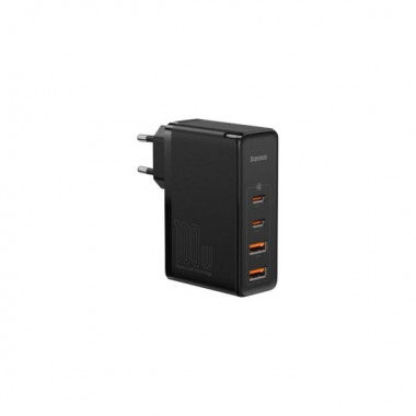 Сетевое зарядное устройство Baseus GaN2 Pro 3 порта, USB*2 + Type-C*2 100W Черный (CCGAN2P-L01) (2901)