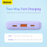 Зовнішній акумулятор Baseus Airpow Fast Charge Power Bank 10000mAh 20W Nebula Purple (P10022801513-00) (18311)