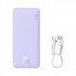 Зовнішній акумулятор Baseus Airpow Fast Charge Power Bank 10000mAh 20W Nebula Purple (P10022801513-00) (18311)