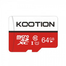 Карта пам'яті microSDXC (UHS-1) Kootion 64Gb class 10 (adapter SD) (TF-64G-U1) (19021)