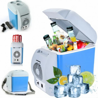Портативный автохолодильник от прикуривателя 12V Portable Fridge Freezer на 7.5 л (14321)