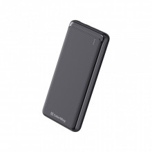 Батарея универсальная ColorWay 10 000 mAh Slim (USB QC3.0 + USB-C Power Delivery 18W) Black (CW-PB100LPG3BK-PD) (22321)
