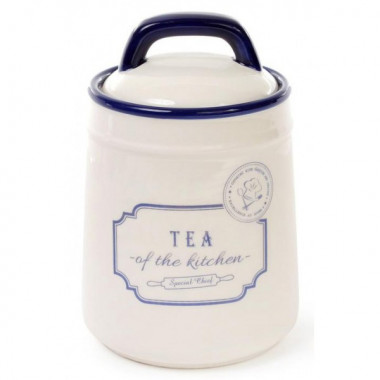 Банка керамічна Red&Blue TEA 800мл, синя (2421)