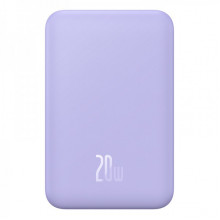 Зовнішній акумулятор Baseus Magnetic Mini Wireless Fast Charge Power Bank 5000mAh 20W Nebula Purple (P10022107513-00) (521)