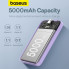 Зовнішній акумулятор Baseus Magnetic Mini Wireless Fast Charge Power Bank 5000mAh 20W Nebula Purple (P10022107513-00) (521)