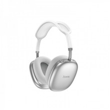 Бездротові накладні навушники HOCO W55 Plus Happiness ANC noise reduction BT headphones Silver (6942007638548) (8521)