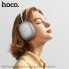 Бездротові накладні навушники HOCO W55 Plus Happiness ANC noise reduction BT headphones Silver (6942007638548) (8521)