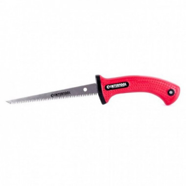 Ножовка для гипсокартонных плит 150 мм, 7 зуб.x1" INTERTOOL HT-3121 (17621)
