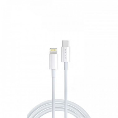 Кабель WUW-X181 Type-C to Lightning PD 20W white (6972573332731) (14821)