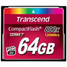 Карта памяти Transcend 64GB 800x (TS64GCF800) (16921)