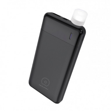 Зовнішній акумулятор WUW Y162  10000mAh + Led ліхтарик  Black (Y162) (19921)