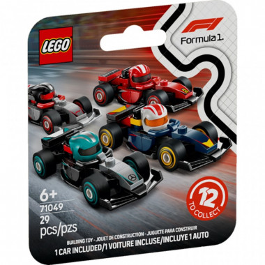 Конструктор LEGO Minifigures Коллекционные автомобили для гонок F1 (71049) (7921)