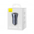 Автомобільний зарядний пристрій Baseus Golden Contactor Pro Dual Fast Charger Car Charger C+C 40W Dark Gray (CGJP000013) (15031)