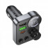 АЗП з FM-модулятором HOCO E86 Alegria 48W dual port PD30W+QC3.0 car BT FM transmitter Black (6942007646956) (20231)