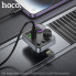 АЗП з FM-модулятором HOCO E86 Alegria 48W dual port PD30W+QC3.0 car BT FM transmitter Black (6942007646956) (20231)