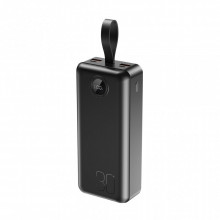 Батарея универсальная XO 30000mAh, PD/20W, QC/22.5W, with light, black (PR240_Black) (18431)