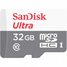 Карта памяти SanDisk 32GB microSD class 10 Ultra Light (SDSQUNR-032G-GN3MN) (431)
