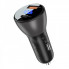 Автомобільний зарядний пристрій ACEFAST B6 metal 63W (USB-A+USB-C) with digital display (6974316280972) (8631)