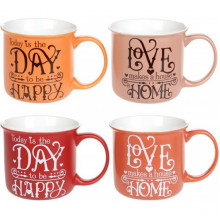 Кружка "Home and Love" 400мл порцелянова (3831)