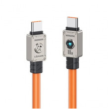 Кабель Usams US-SJ684 Type-C TO Type-C 100W 1.2m orange (SJ684USB04) (14931)