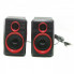 Компьютерные колонки акустика 2.0 USB FnT FT-165 Красные (14141)