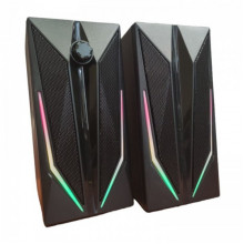 Компьютерные колонки акустика 2.0 USB Music D9 MJ-200 с RGB подсветкой (14241)