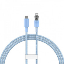 Кабель Baseus Explorer Series Fast Charging Cable with Smart Temperature Control Type-C to iP 20W 1m Blue (CATS010203) (14741)